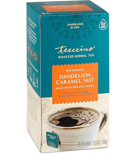 Amazon.com : Teeccino Maple Pecan Herbal Tea - Rich & Roasted
