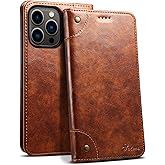 SINIANL Compatible with iPhone 14 Pro Max Case Wallet, for iPhone 14 Pro Max Wallet Case Leather Folio Case Flip Cover with Magnetic Kickstand Credit Card Holder for iPhone 14 Pro Max 6.7" Khaki