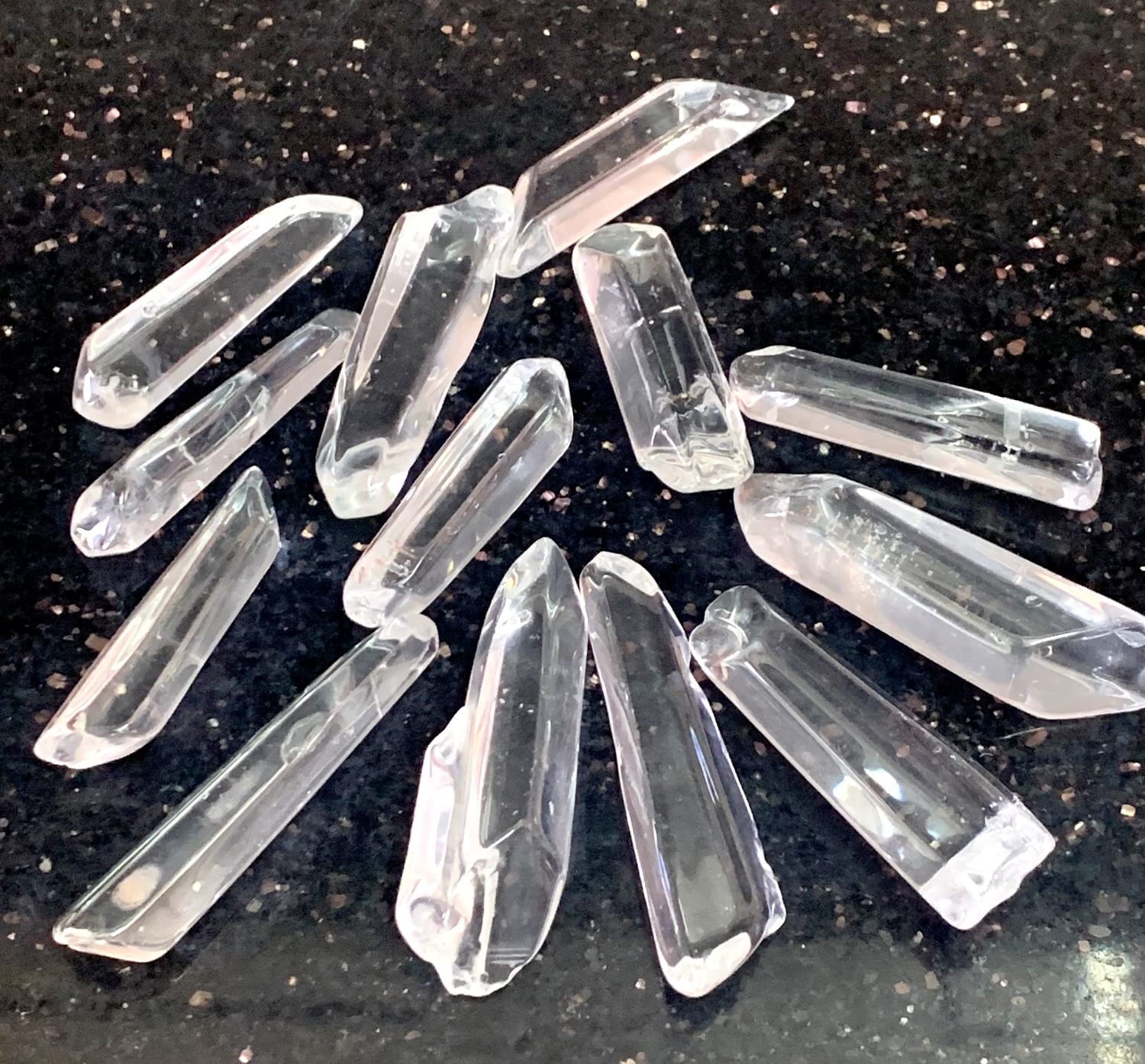 crystalmiracle Clear Quartz Single Gemstone A++ Quality Polished Rock Pencil Crystal Healing Reiki Feng Shui Gift Positive Energy Handcrafted
