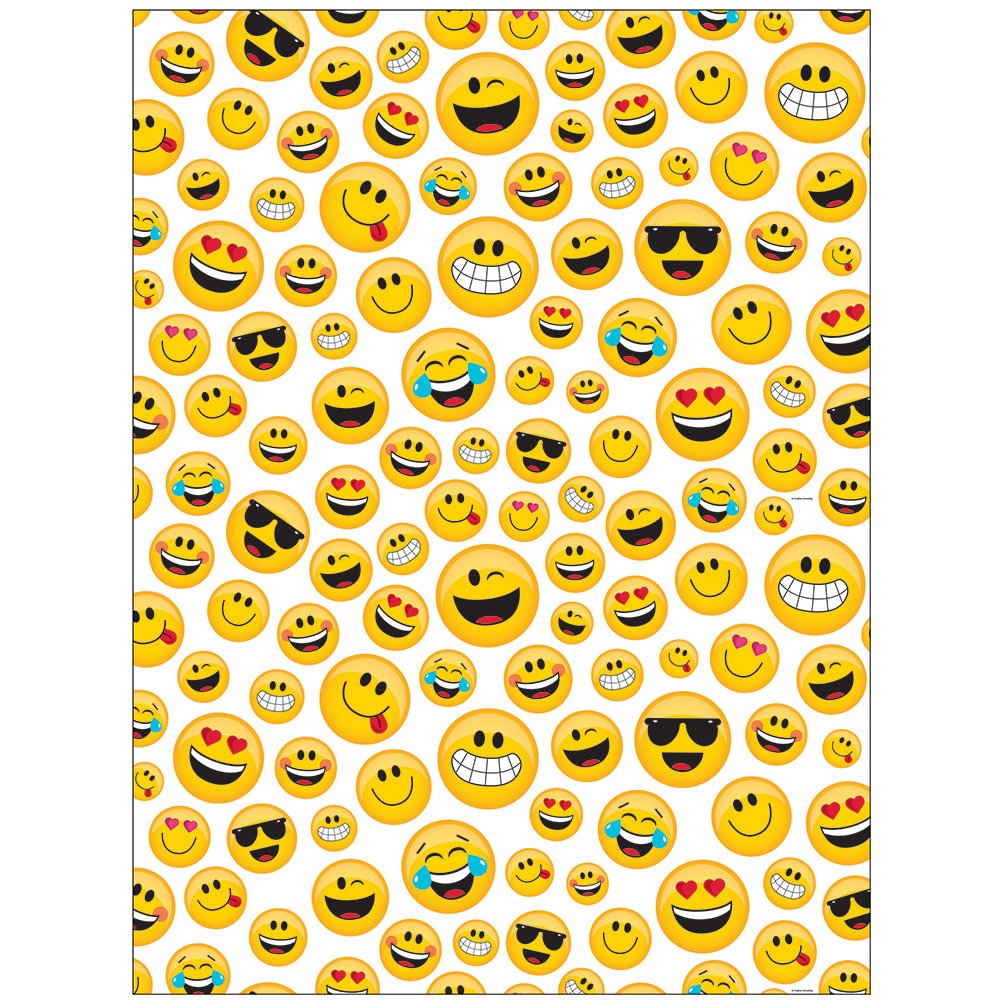 Photo 1 of Creative Converting 329374 Show Your Emojions Plastic Photo Backdrop