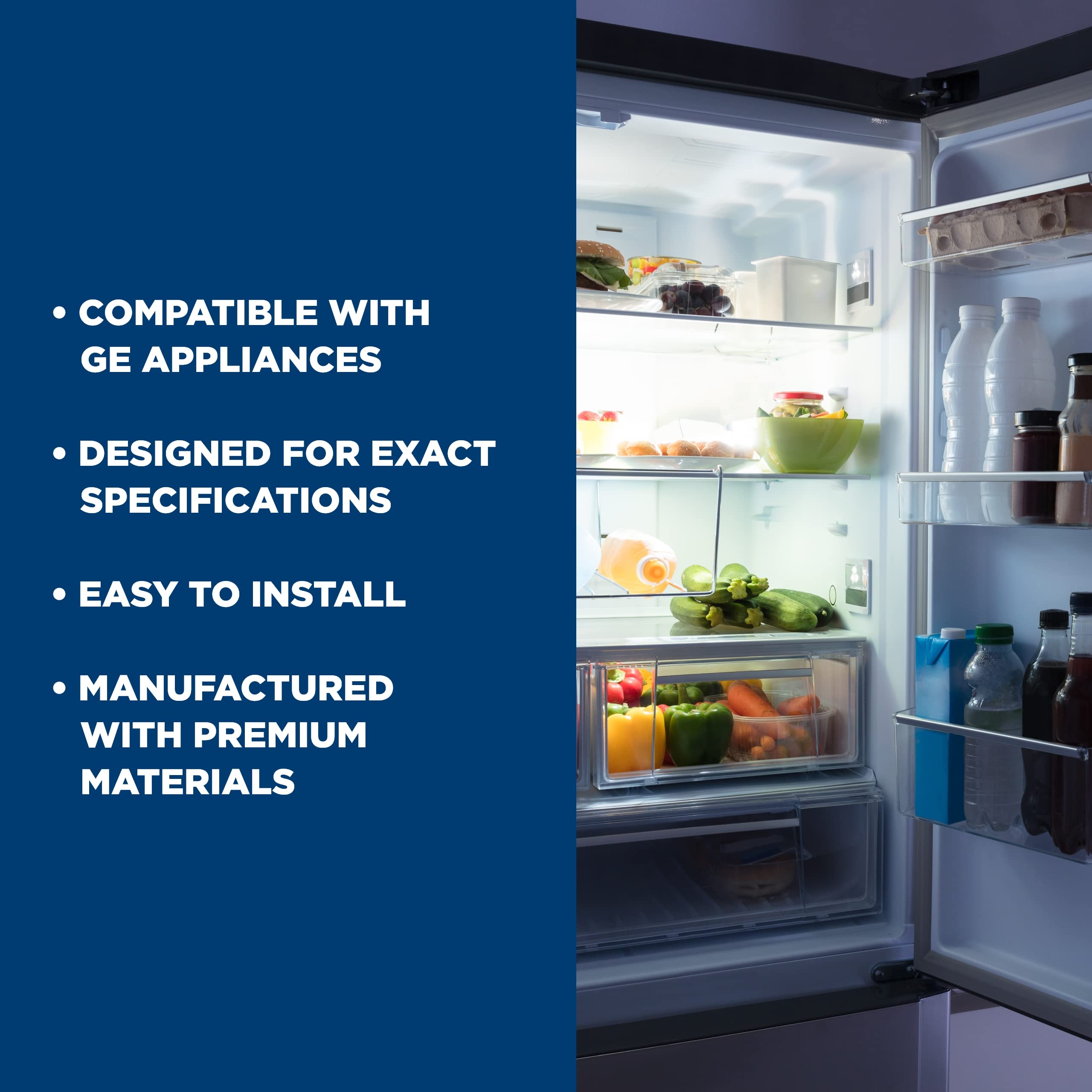 GE WR55X26671 Refrigerator Light Board Genuine Original Equipment Manufacturer (OEM) Part