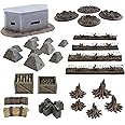 War World Gaming Bombenkrater Set X4 - 28mm WW1 WW2 Tabletop Gelände Aus Harz