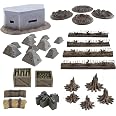 War World Gaming Terrain: Cavallo Morto Con Carro In Resina, Scala 28mm, Per Wargame WW2