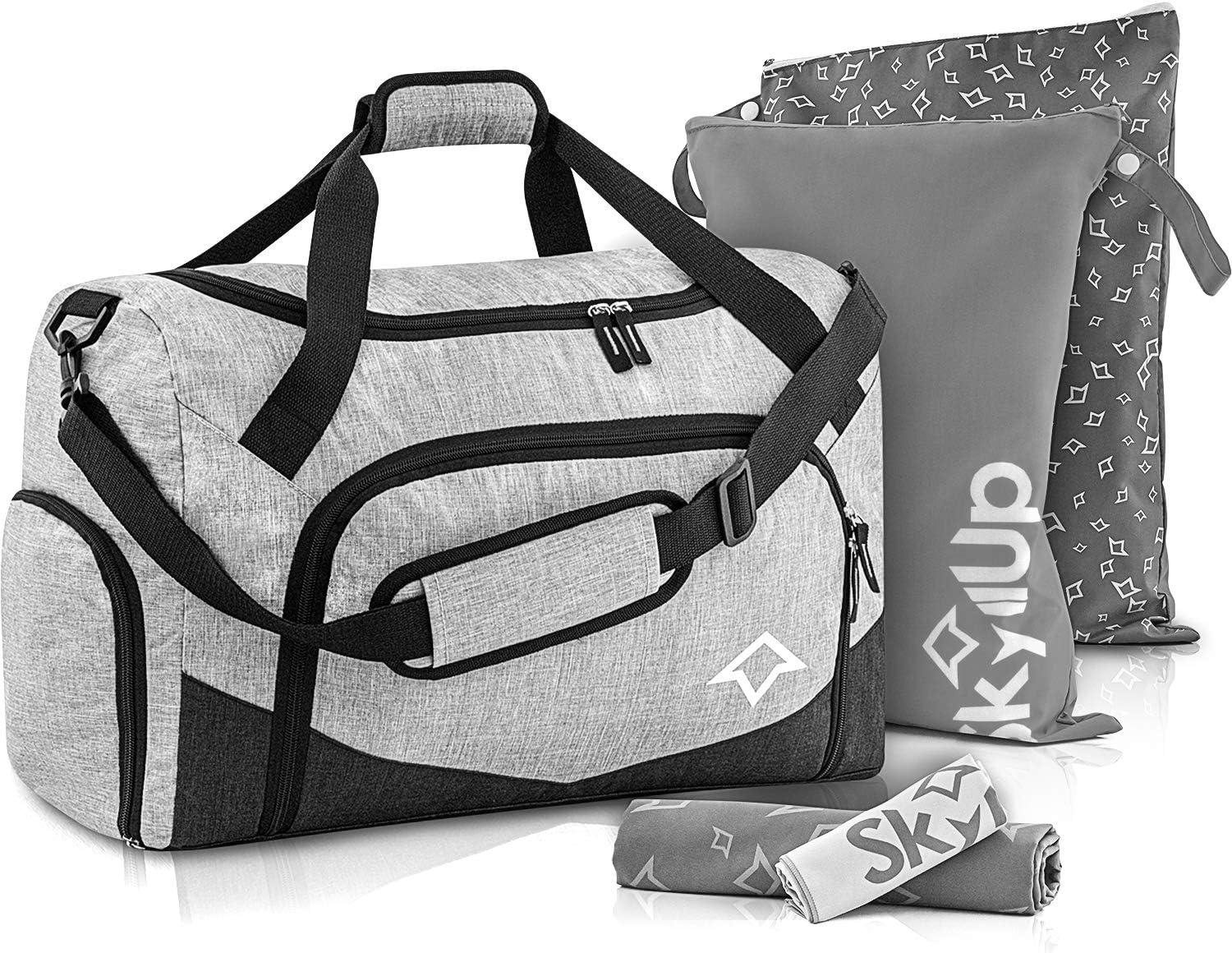 gym bag with towel compartment