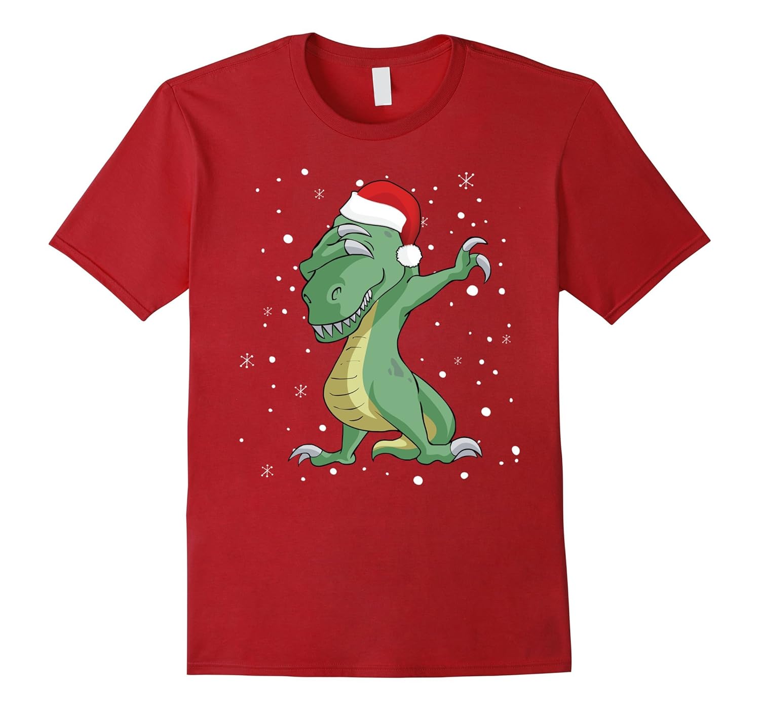 Dabbing T-Rex T-Shirt Funny Christmas Dab Dance Shirt-ANZ