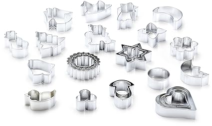 KAISER Ausstechformen 25-teilig Weihnachten Starter-Set Ausstecher für Kekse, Plätzchen unterschiedliche Größen