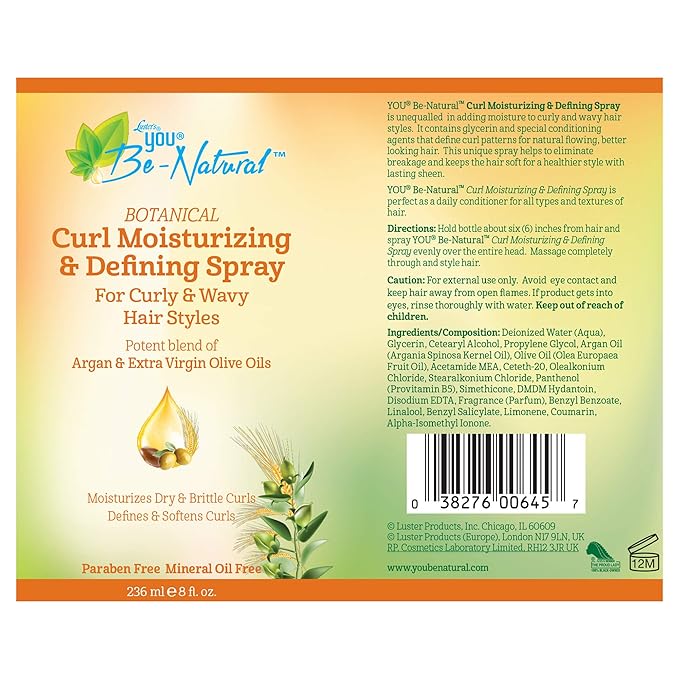 Amazon Com Luster S You Be Natural Botanical Curl Moisturizing