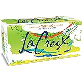 La Croix, Water Sparkling Mango, 12 Fl Oz, 8 Pack