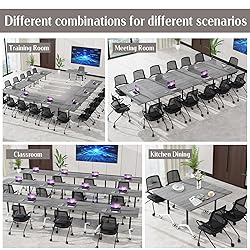 SOIUDNEB Conference Table,Wooden Folding Conference