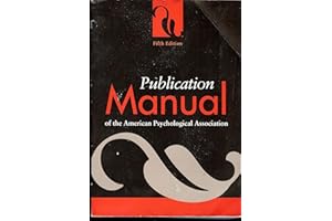 Publication Manual of the American Psychological Association