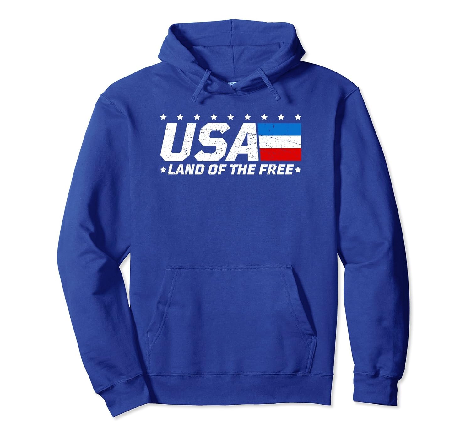 Land Of The Free Brave American Patriot 4th of July Hoodie-anz