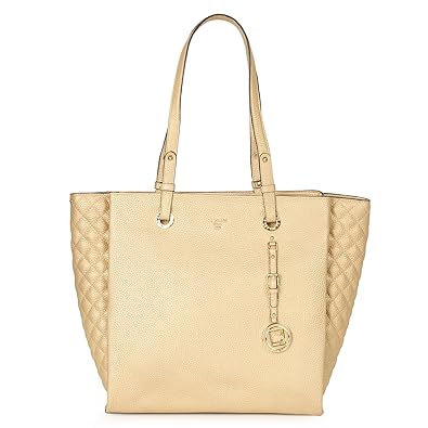 Da Milano Womens Leather Shoulder Bag (Light Gold)