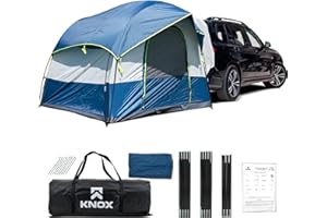 Knox SUV Tent for Camping, Universal Fit for All Vehicles, 6-8 Person Tent, Car Tent, Tailgate Tent, Glamping Tent, Includes 