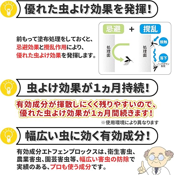 Amazon バルサン 窓 アミ戸に 塗る虫よけ 80ml 玄関 ゴミ箱 換気口にも塗るだけで防虫効果1ヶ月 バルサン 虫除け 忌避用品