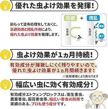 Amazon バルサン 窓 アミ戸に 塗る虫よけ 80ml 玄関 ゴミ箱 換気口にも塗るだけで防虫効果1ヶ月 バルサン 虫除け 忌避用品