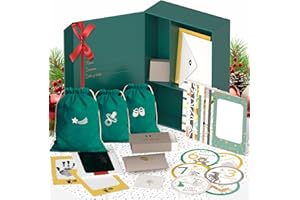 Benicci Ultimate Baby Keepsake Box for Boys & Girls - Unique New Parents Gifts for Couples - 10 Beautiful Keepsake Ideas Inside - Perfect for Expecting Parents, Baby Shower, Gift for Mom to Be, Green