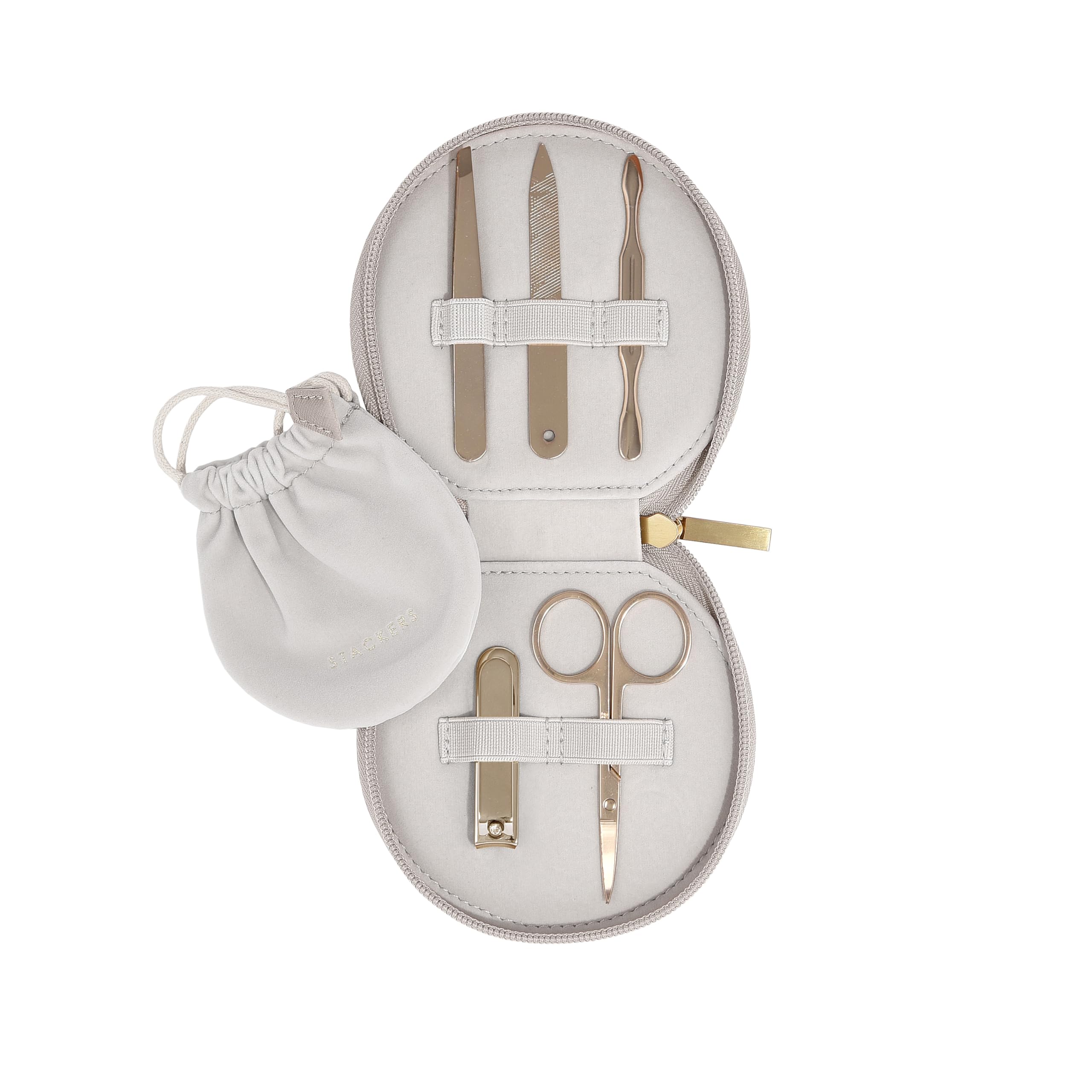 Stackers Taupe Manicure Set