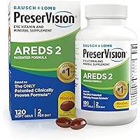 PreserVision AREDS 2 Eye Vitamin & Mineral Supplement, Contains Lutein, Vitamin C, Zeaxanthin, Zinc & Vitamin E, 120…