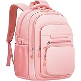 PRAGARI Cute Backpack for School Girls Aesthetic Backpack Women College Bookbag Large Students Laptop Bag Travel Casual Daypack
