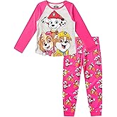 Nickelodeon Paw Patrol Girls Long Sleeve Shirt and Pants Set for Toddler and Little Kids