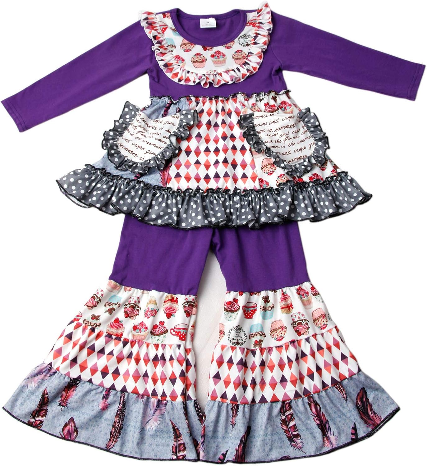 women's boutique ruffle pants