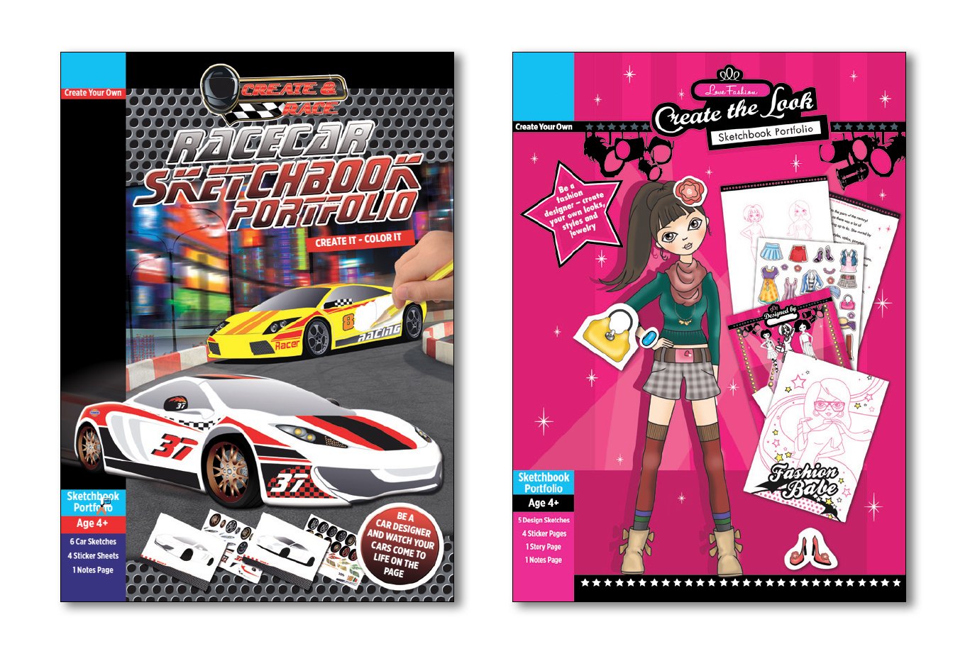 Amazoncom Childrens Create And Sketch Sticker Activity