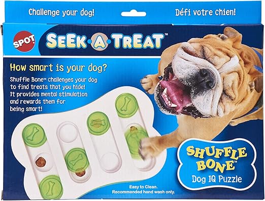 seek a treat dog puzzle