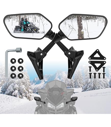 Amazon.com: SPI, SM-12762, Side Panel Mount Mirrors for Polaris