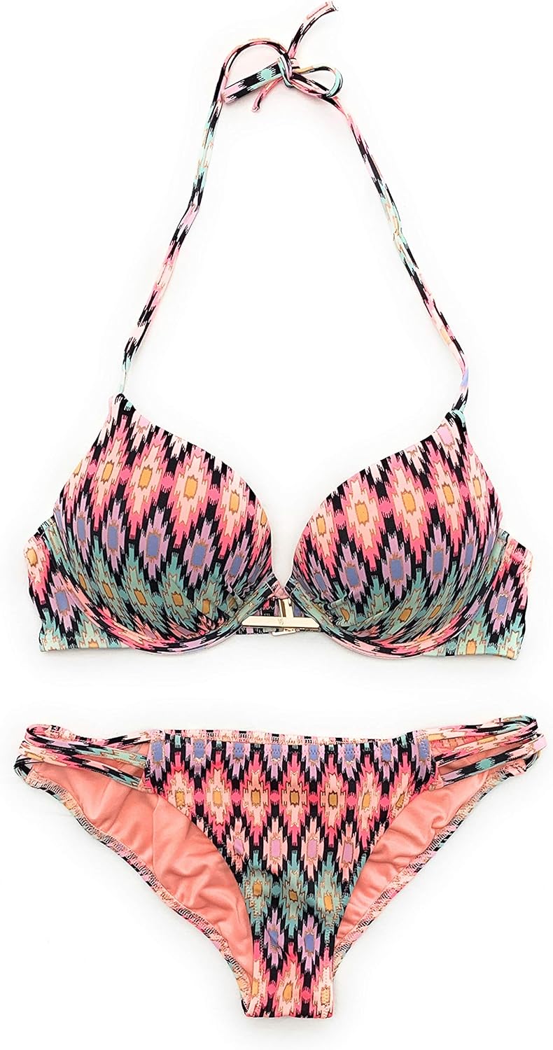 Amazon.com: Victoria's Secret Bikini Swimsuit Bundle Set of 2. 1 Bombshell Bikini Top 34B and 1 