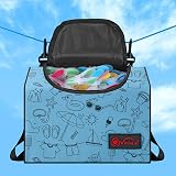 Vinsani Clothes Peg Bag Premium Zipped Waterproof Wearable Bag Blue view 9