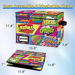 YNSZAS 2 Pack Comic Book Storage, Comic Book