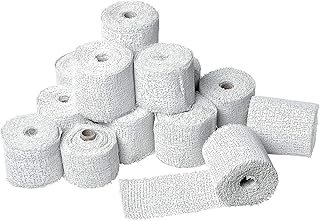 CREARTEC Gipsbinden Modelierbinden Gips Gipsabdruck Maske Babybauch Großpackung 1000g Made in Germany