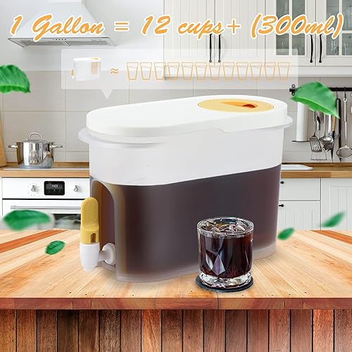 FTUREERA Cold Brew Coffee Maker Gallon Iced Tea Coffee Maker
