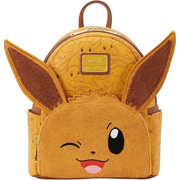 Amazon.com: Loungefly Pokémon Pikachu & Eevee Mini Backpack  display picture 1