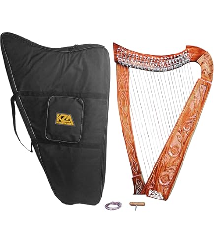 その他 Irish Harp [CD] Amazon.com: Roosebeck 22-String Heather Harp w/Full Chelby