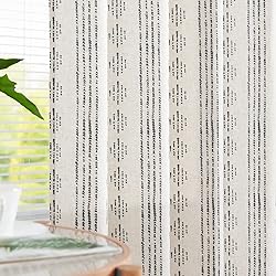 jinchan Boho Curtains Linen Curtains for Living