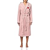 HUGO womens Long Length Hooded Terry Robe