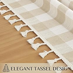 Softalker Checkered Tablecloth Rectangle, Heavy