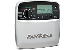 Rain Bird TRU4I Program-Based Indoor Irrigation Sprinkler Controller/Timer, WiFi Module Ready, 4-Zone/Station