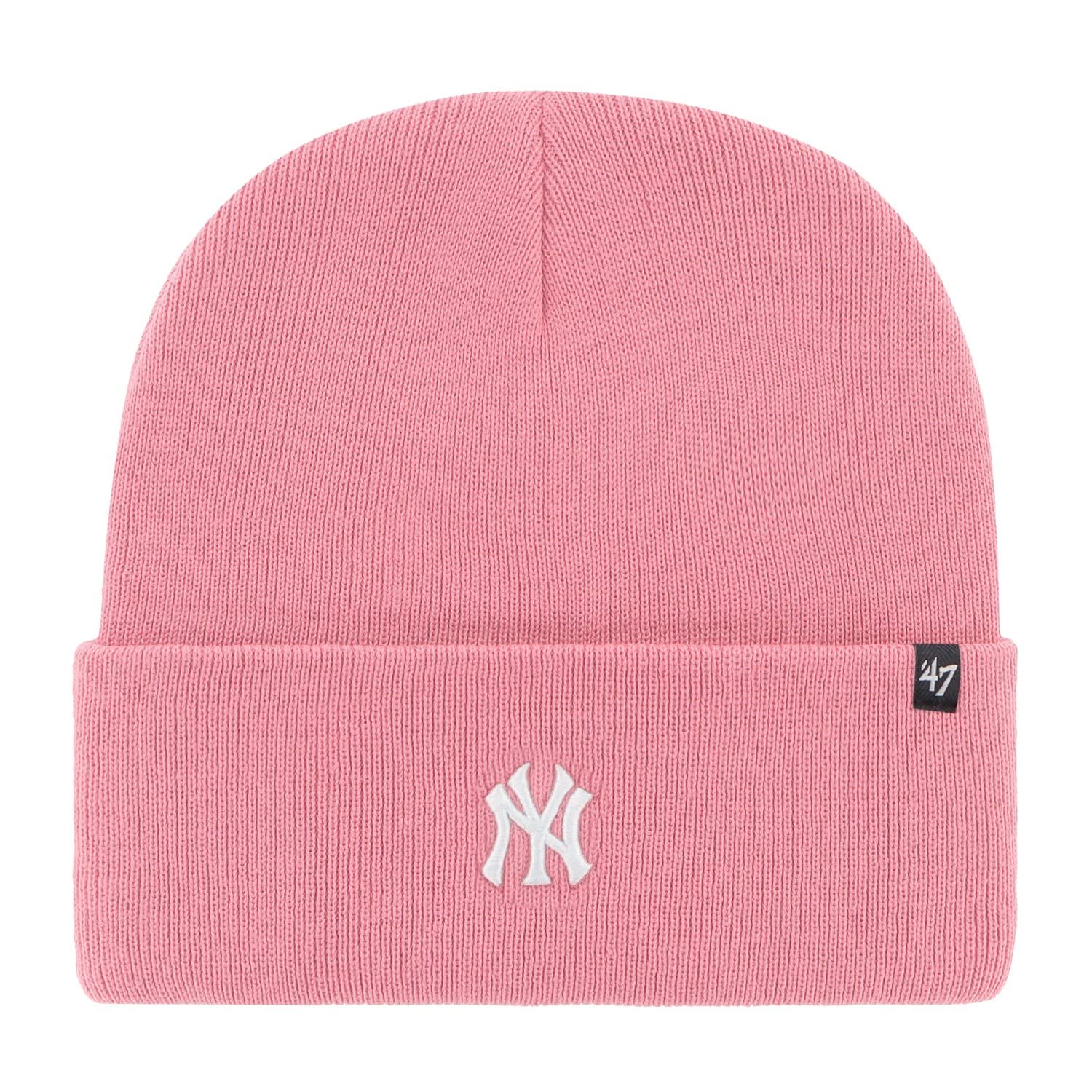 47 Brand Knit Beanie - Base Runner New York Yankees Rose