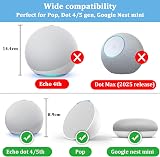 Cozycase Plug Wall Mount for Pop/ Dot Stand Holder with Cable Management White view 2