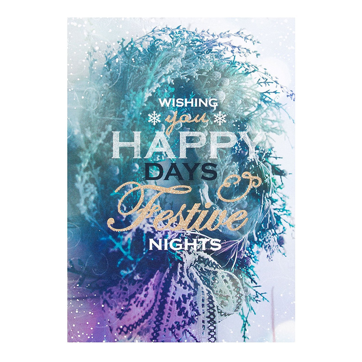 Hallmark Christmas Card 'Festive Nights'- Medium