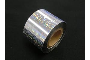 GLEAM FOIL Holographic foil for hot Stamping Machines. (The Color Pattern is Holographic Dot Pattern.) [It is Used for Business Cards, Paper Crafts, and Paper.] Murata Kimpaku Co., Ltd.