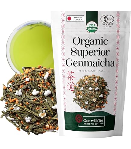 Amazon.com : Yamamotoyama Organic Genmaicha Loose Leaf Green Tea