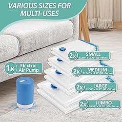 Cozy Essential Travel Vacuum Clothes Bags with