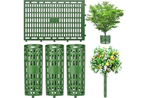 YGAOHF Tree Trunk Protector, 3 Pack Tree Trunk Protector Guard, Expandable Tree Wraps to Protect Bark, Tree Bark Protector, Great Protection from Deer, Trimmers, Mowers, Animals (Green)