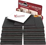 Yelanon Non Slip Furniture Pads 12 Pcs 101mm Self-Adhesive Floor Protectors
