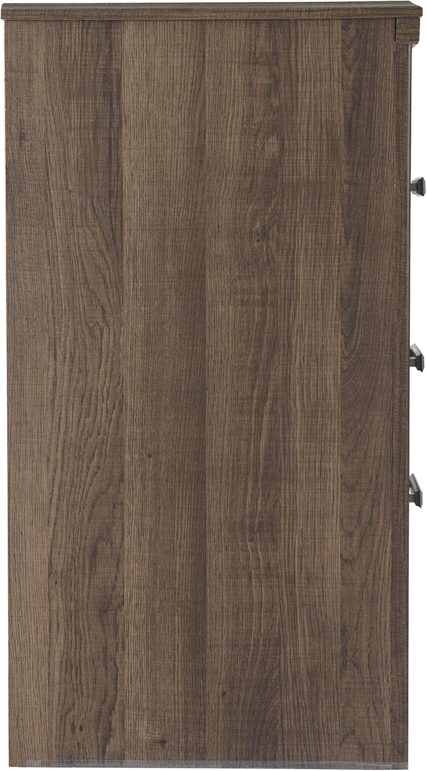 Ashley Furniture Signature Design - Juararo Nightstand - 2 Drawer - Rectangular - Dark Brown: Furniture & Decor