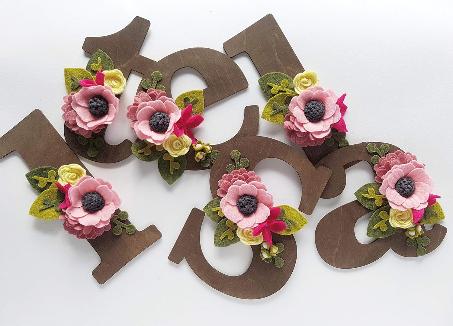 flower letters for nursery