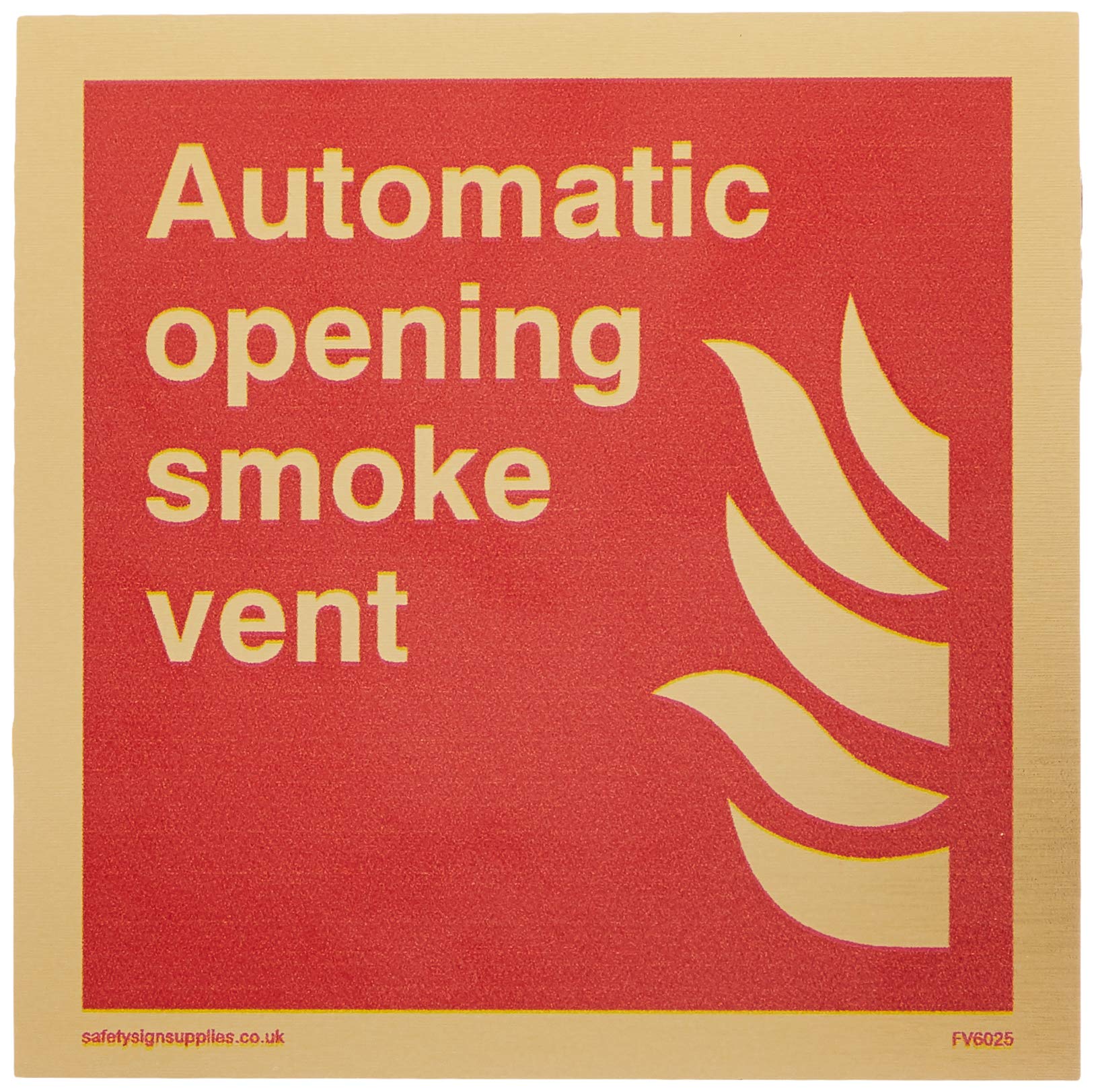 Automatic opening smoke vent